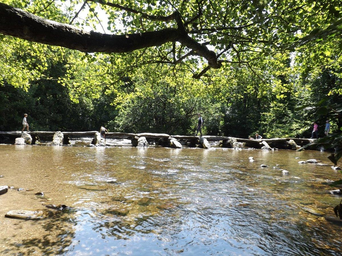 Tarr Steps - you can paddle in the ford.